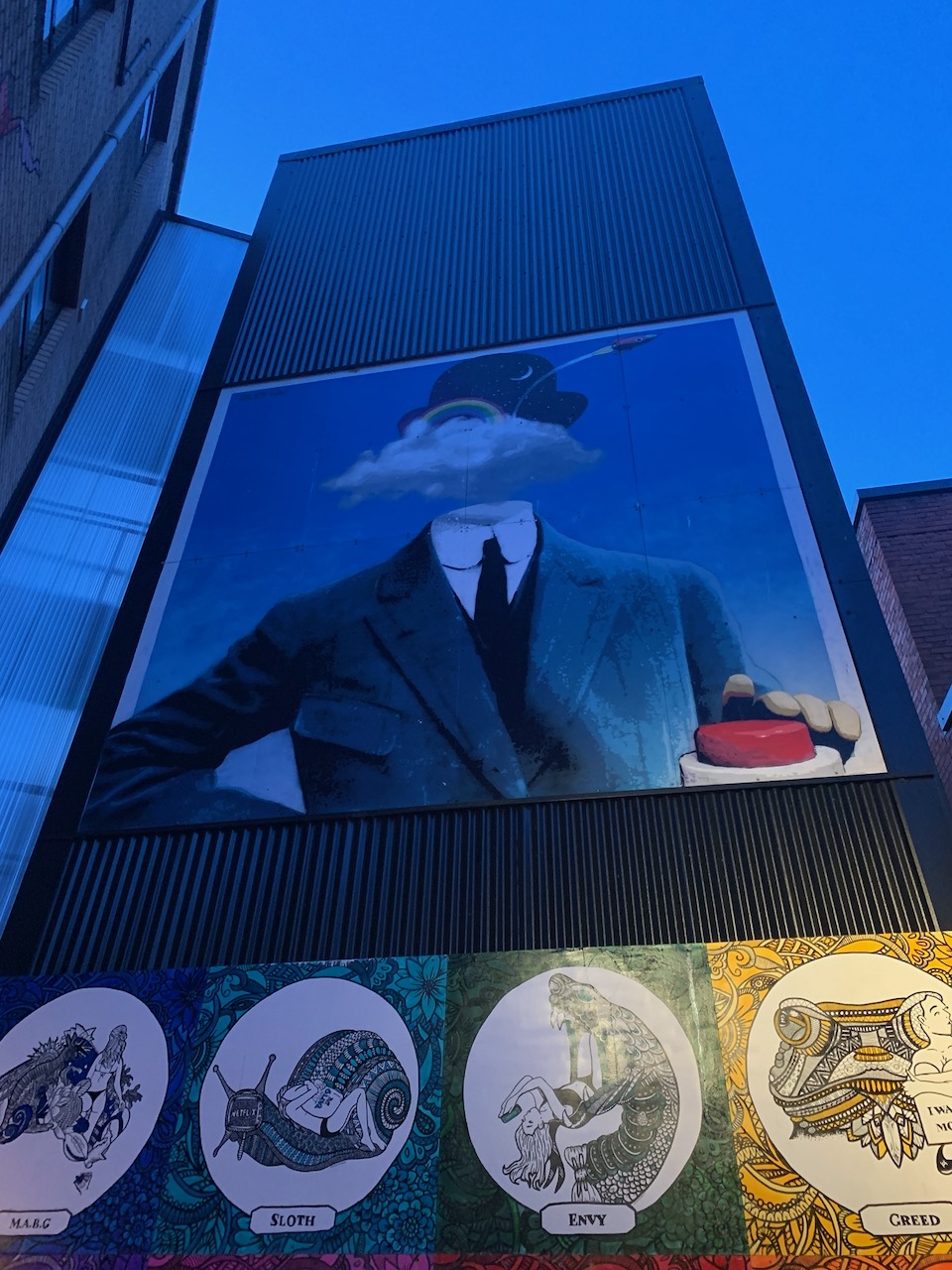 Belfast street art Cathedral Quarter