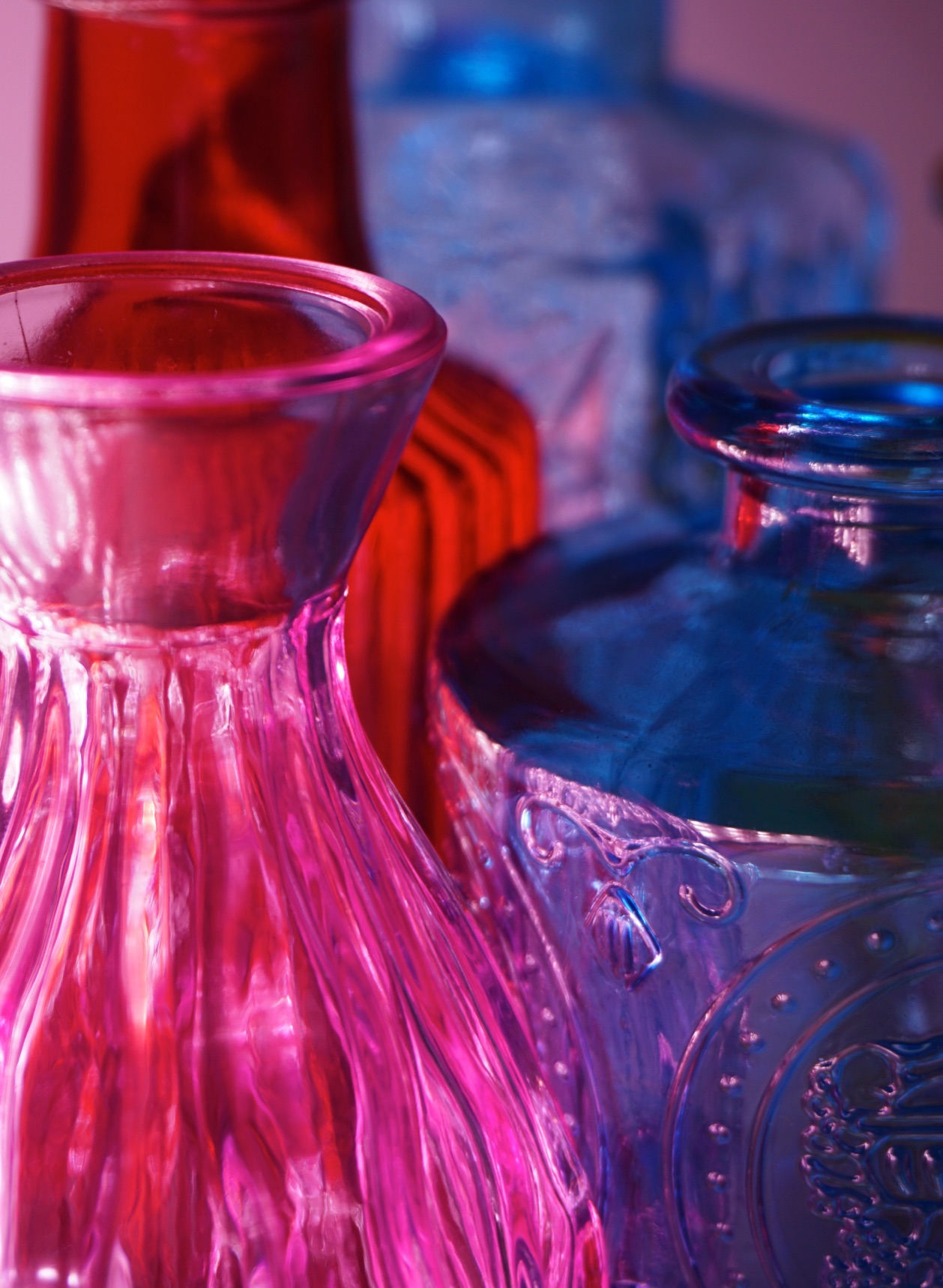 Glass and colours photograph