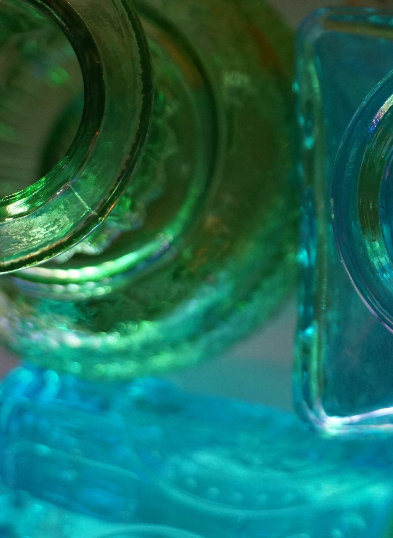 Glass and colours photograph