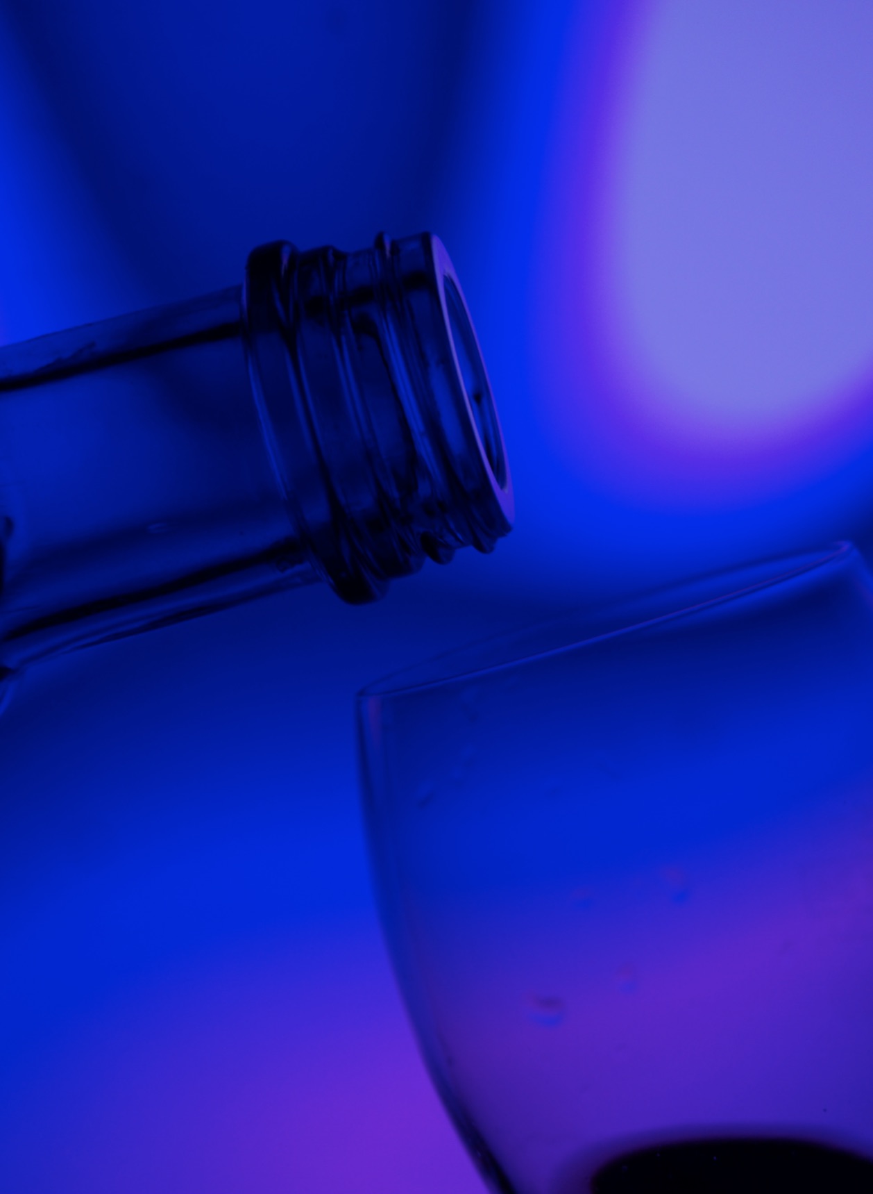 Glass and colours photograph