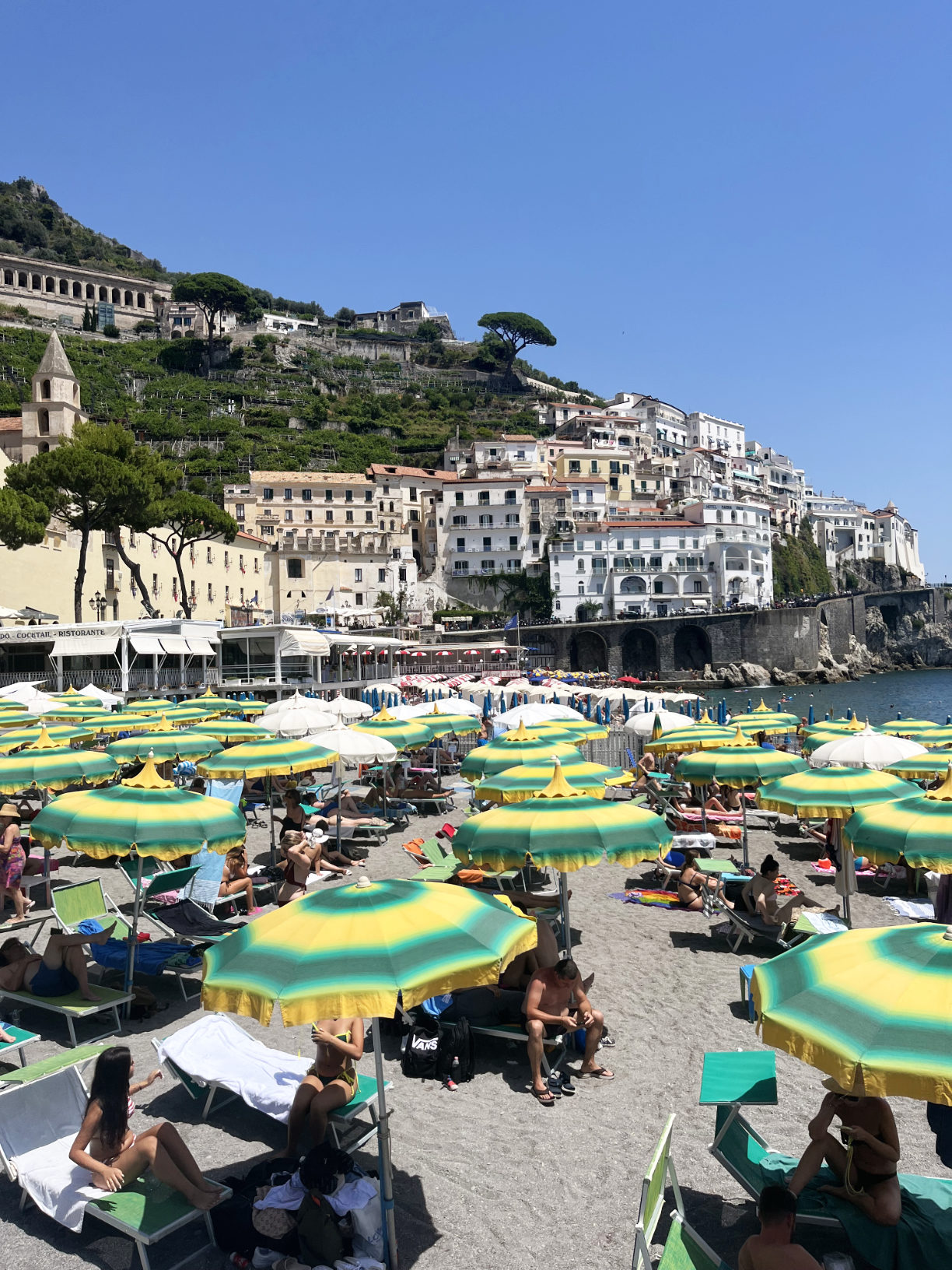 Amalfi town from the water