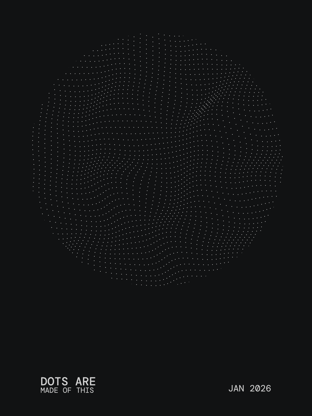 Dots dark poster