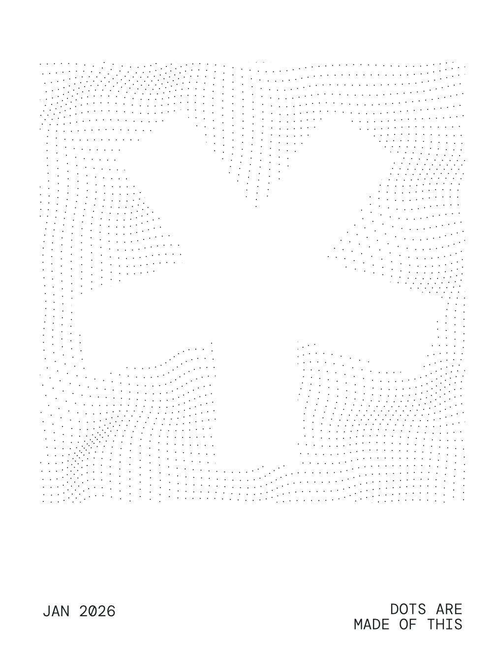 Dots are the way - white