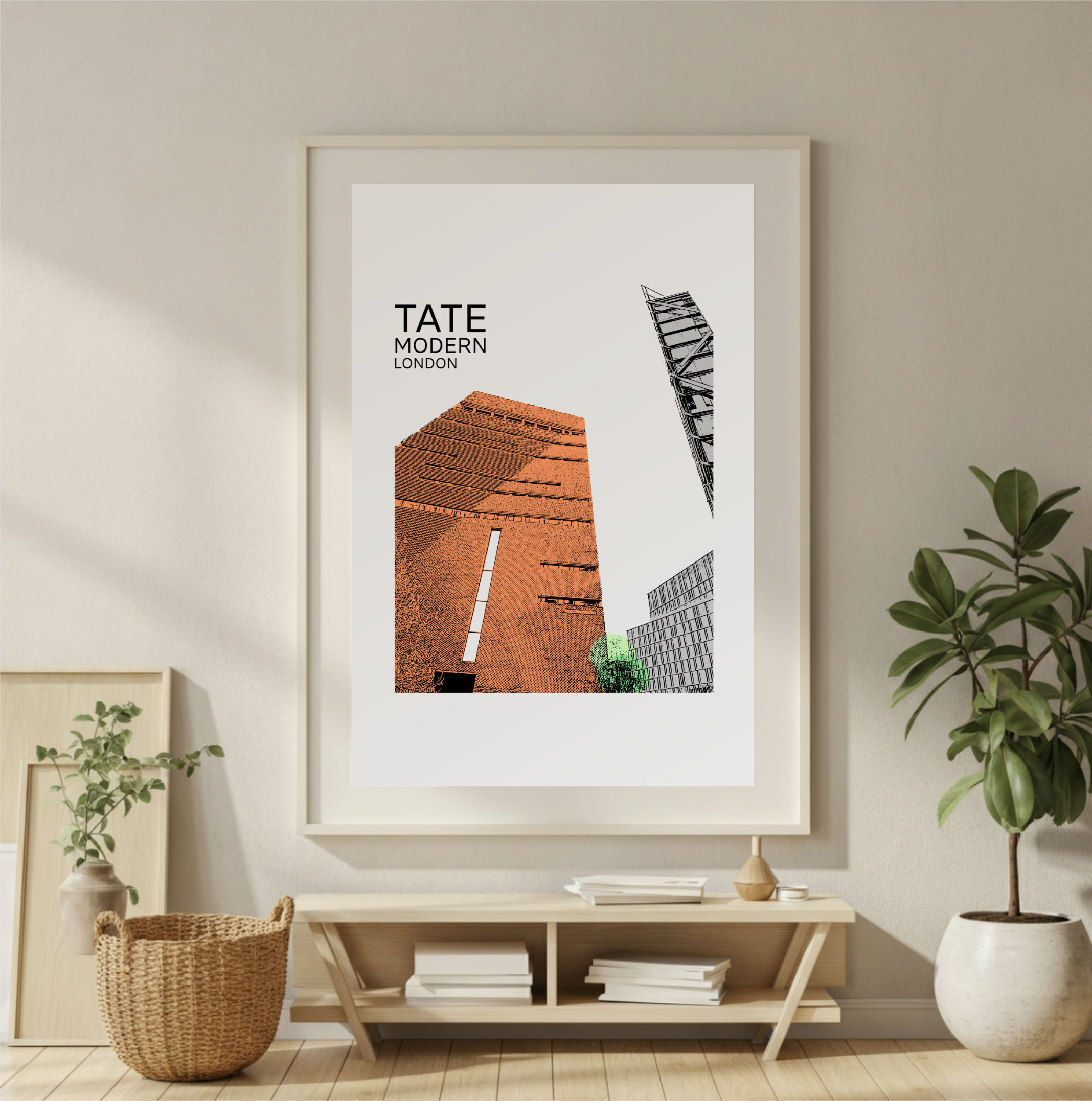 Tate Modern poster mockup