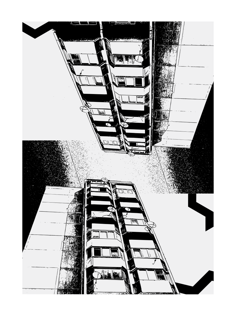 The tower block grey